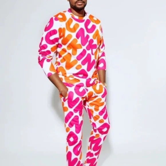Dunkin’ Donuts RARE Logo Sweatshirt and Sweatpants - Picture 3 of 16